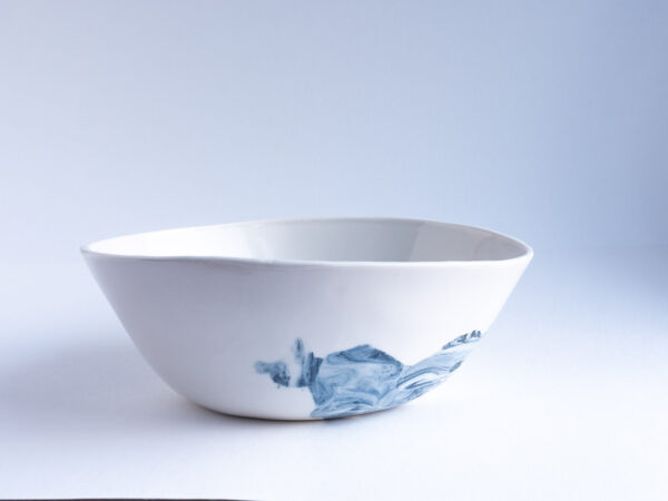 Studio Bowl 01 with diamond powered artistic interventions