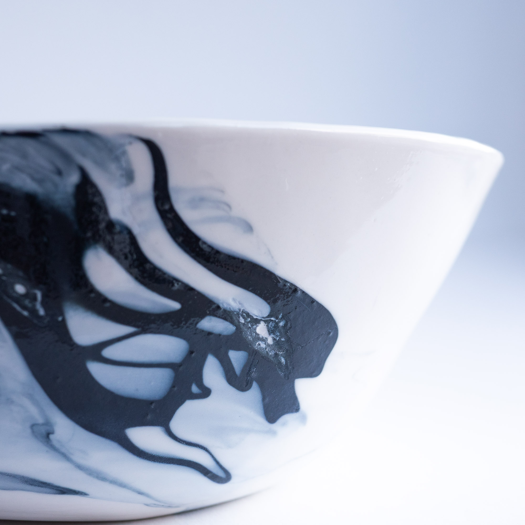 Studio Bowl 01 with diamond powered artistic interventions - Image 1