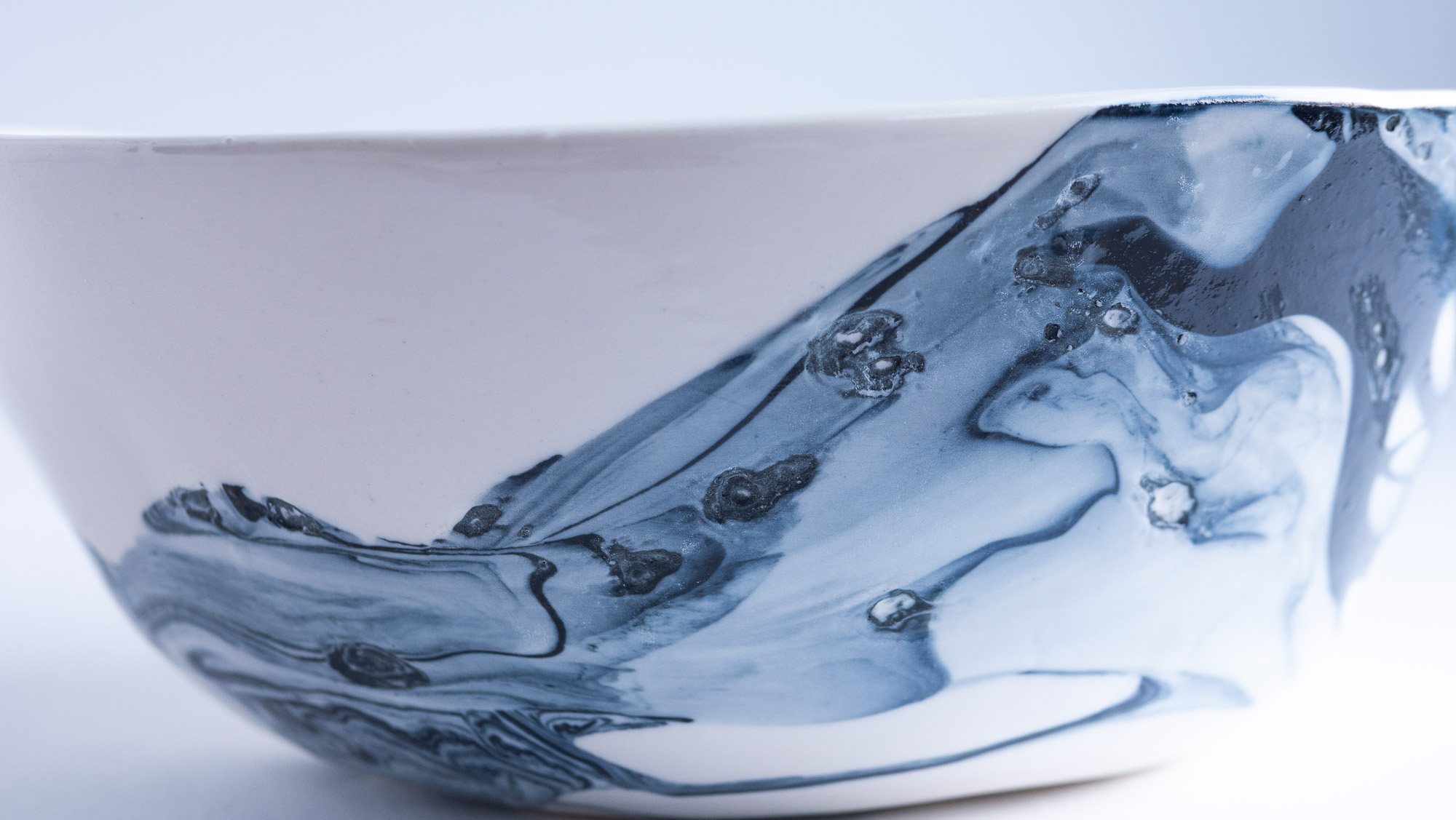 Studio Bowl 01 with diamond powered artistic interventions - Image 3